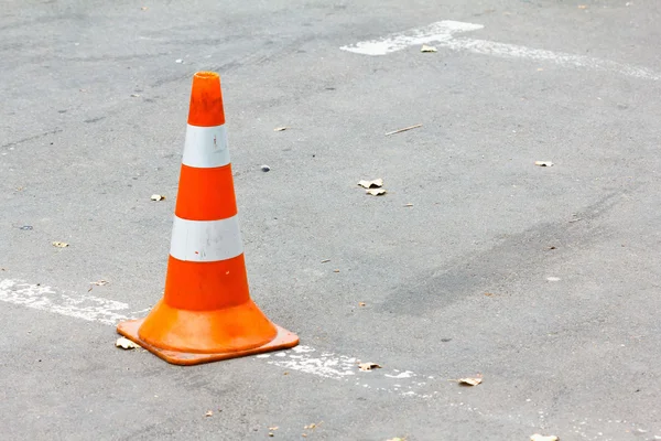 Road cone on the asphalt Stock Image