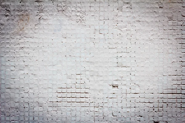 Oude witte gekraakt beschilderde tegels achtergrond — Stockfoto