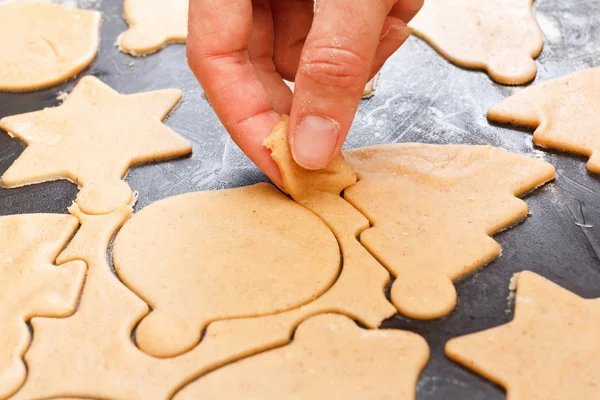 Weihnachten selbst gebackene Lebkuchen — Stockfoto