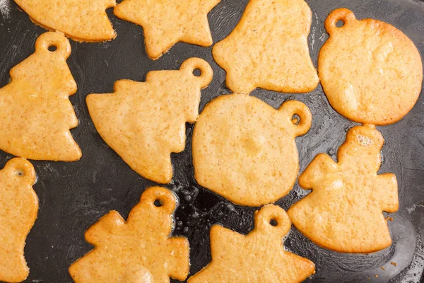 Weihnachten selbst gebackene Lebkuchen — Stockfoto