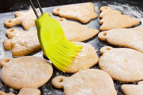 Weihnachten selbst gebackene Lebkuchen — Stockfoto