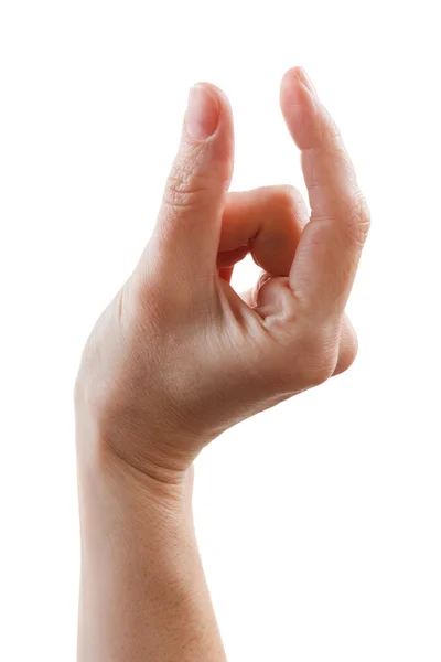 Showing small thing gesture — Stock Photo, Image