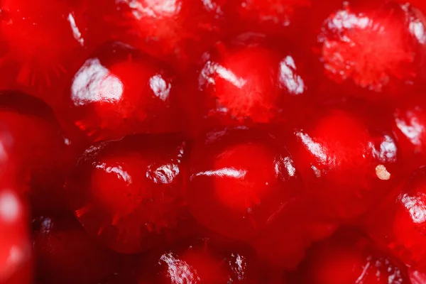 Textura de fruta de granada roja. Primer plano. —  Fotos de Stock