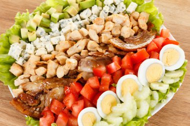Traditional American Cobb Salad clipart