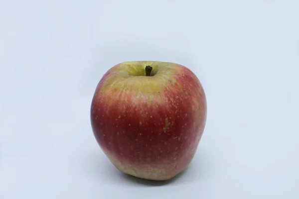 Doğal Kırmızı Elma Makro Fotoğrafı — Stok fotoğraf