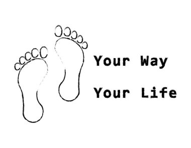 Senin tarzın, senin hayatın. Tişört baskısı için slogan. Sloganlı tişört tasarımı. Tişört yazdırma için modern tipografi - stok vektörü