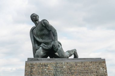 Breendonk - Belçika - 16 Nisan 2021: Fort Breendonk 2..