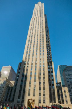 New York, Amerika Birleşik Devletleri, 26 Ocak 2020 Rockefeller Center, Rockefeller ailesi tarafından 19 binadan oluşan bir alışveriş merkezi..