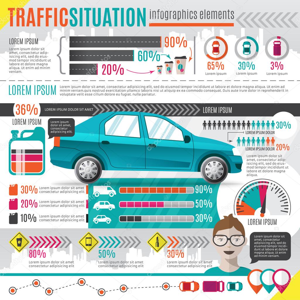 Traffic Situation infographics