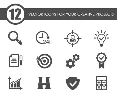 veri analizi vektör simgeleri