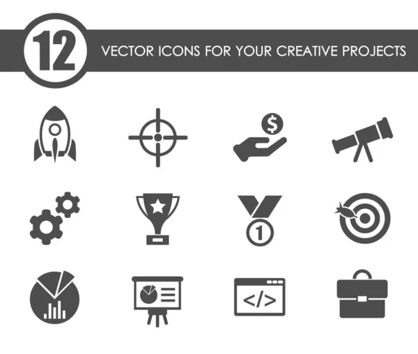 Iconos de vector de inicio — Vector de stock