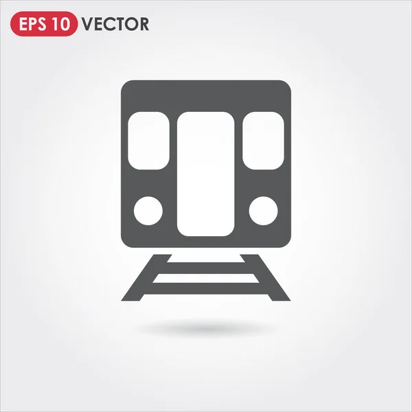 Metro icona singolo vettore — Vettoriale Stock