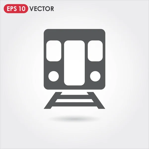 Ícone vetor único metro — Vetor de Stock