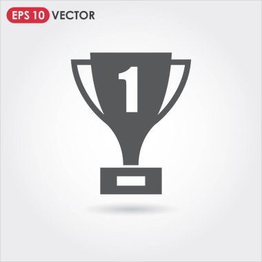 kupa tek vektör simgesi