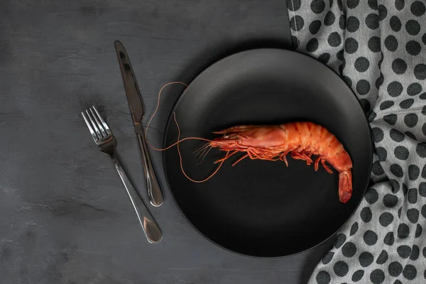 Röd Chili Paprika Mörkgrå Sten Bakgrund Närbild — Stockfoto