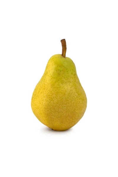 Yellow Pear Isolated White Background — Stock Photo, Image