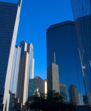 Dallas downtown gökdelenler