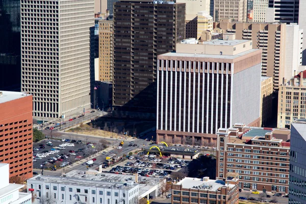 Dallas skyskrapor i centrum — Stockfoto