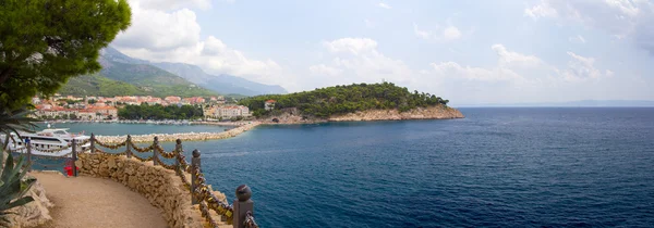 Makarska Riviera panorama — Stockfoto