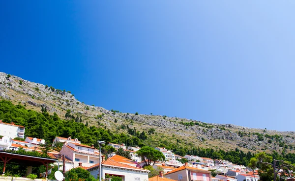 Heuvels over Dubrovnik — Stockfoto