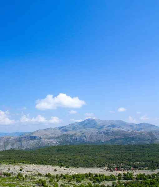 Пагорби над Дубровника — стокове фото