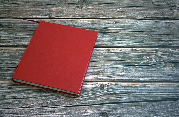 Libro mesa roja — Foto de Stock