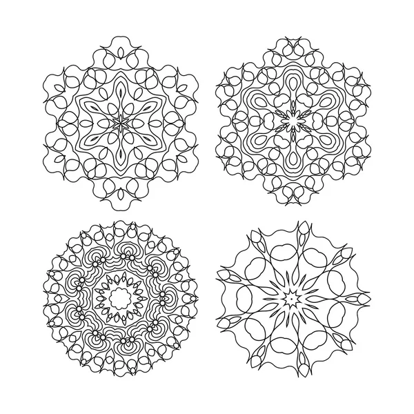 Boyama kitabı için mandalalar kümesi