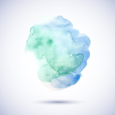 vektör suluboya nokta mavi