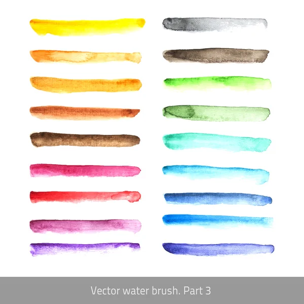 Réglage vectoriel aquarelle course — Image vectorielle
