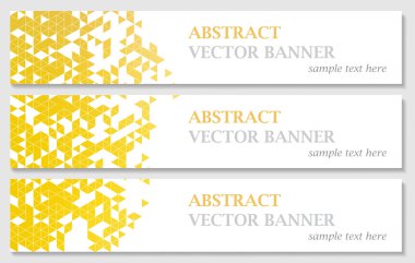 Vektör afiş soyut çok renkli poligonal mozaik arka plan ile.