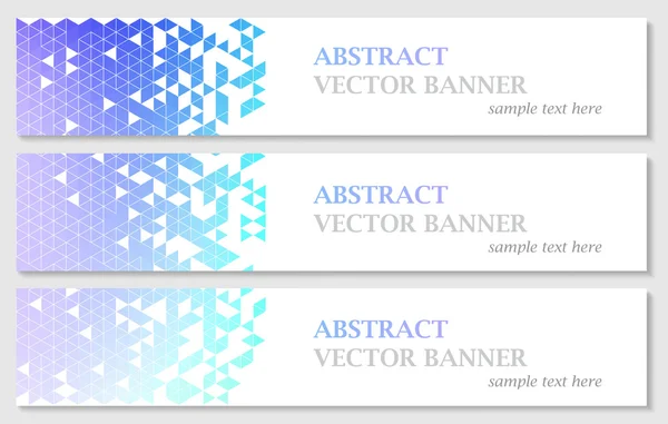 Banderas vectoriales con fondo de mosaico poligonal multicolor abstracto . Vector De Stock