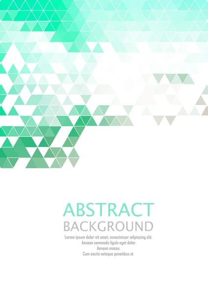 Vector abstrakt retro geometrisk bakgrund. Mallen broschyr design — Stock vektor
