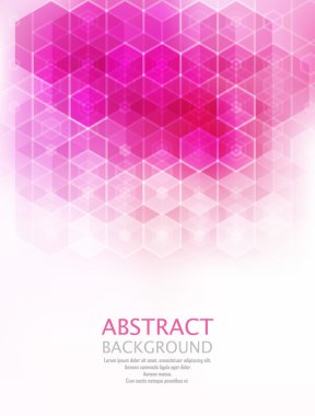 Vektör Soyut geometrik arkaplan. Şablon broşür tasarımı