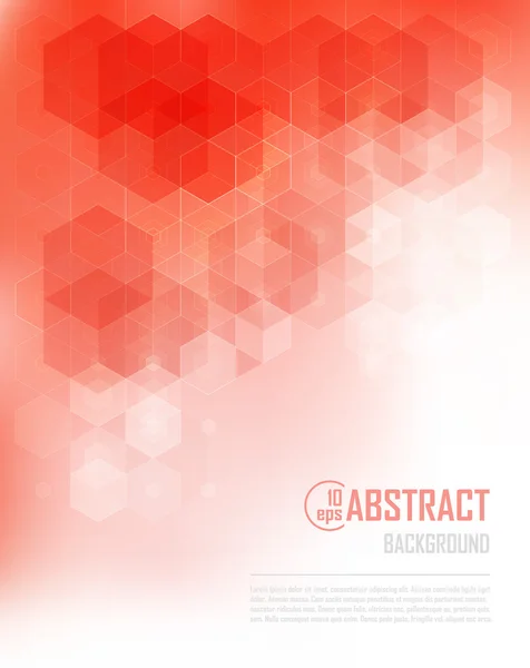 Vector Fundo geométrico abstrato. Desenho da brochura do modelo — Vetor de Stock