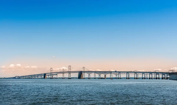 Puente de la Bahía de Chesapeake en Marland — Foto de Stock
