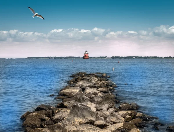 Chesapeake Körfezi deniz feneri — Stok fotoğraf