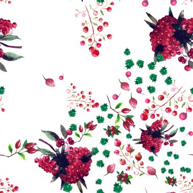 Sulu Boya Dikişsiz çiçek desenli. Çiçekler doku.