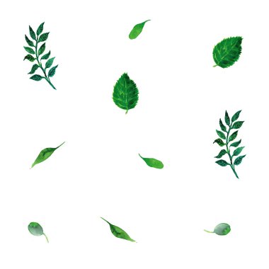 Sulu Boya Dikişsiz desen Provence bitkilerle. Lavanta