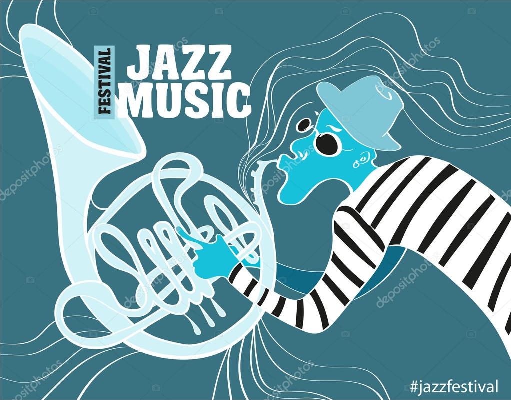 illustration of a Jazz poster