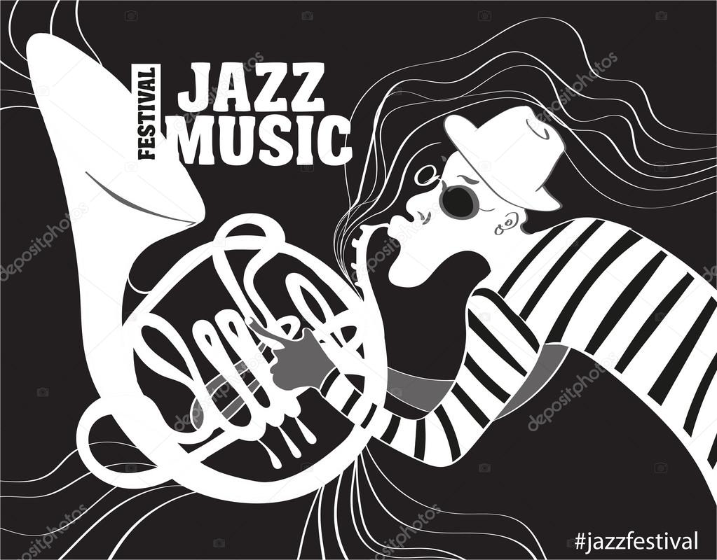 illustration of a Jazz poster