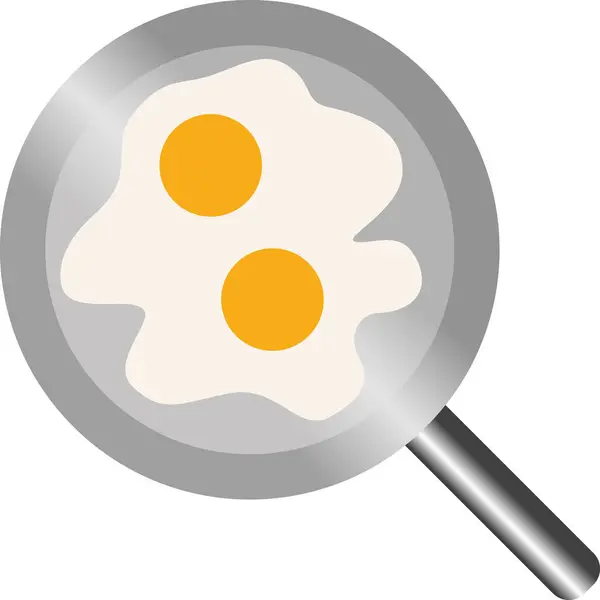 Yağda yumurta, lezzetli kahvaltı.