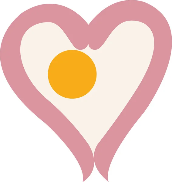 Sosis ve yumurta aromalı kahvaltı