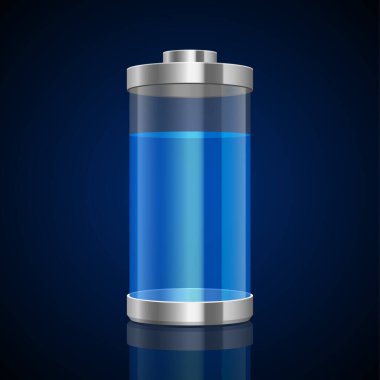 Arkaplanda izole edilmiş dijital batarya vektör tasarımı çizimi