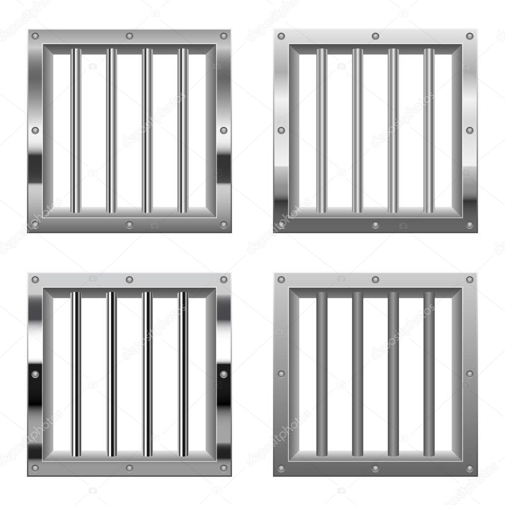 Prison window vector design illustration