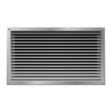 Banyo havalandırma vektör tasarımı çizimi beyaz arkaplanda izole edildi