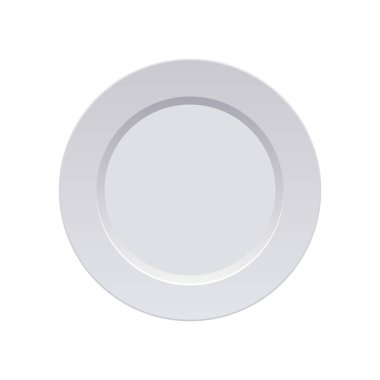 Arkaplanda porselen plaka tasarımı çizimi izole edildi