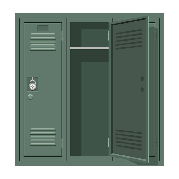 School locker vector design illustration isolated on white background