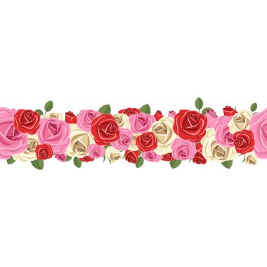 Çiçeksiz çiçek çelengi tasarımı çizimi beyaz arkaplanda izole edildi