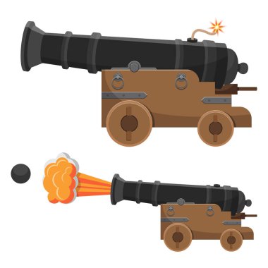 Beyaz arkaplanda izole edilmiş Kadim top vektör tasarımı çizimi