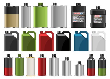 Motor yağı şişesi tasarımı çizimi beyaz arkaplanda izole edildi